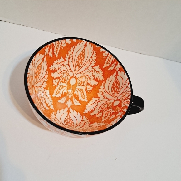 Dash OF That Orange Embossed Raised Intricate‎ Large Mug and Bowl Set - Picture 6 of 8